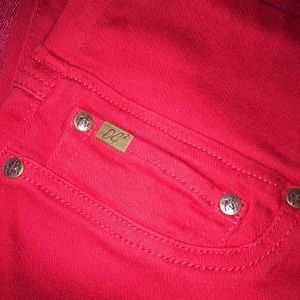 Red jeans